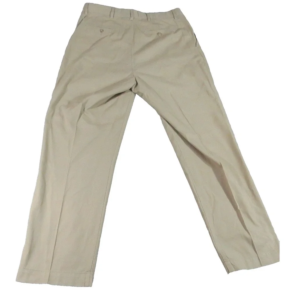 VTG Polo Ralph Lauren Prospect Chino Flat Front Pants Men 36x30 Khaki Beige EUC